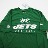 New York Jets Nike NFL On Field Dri-Fit Short Sleeve Shirt Men's Green New M-TOPS-160871