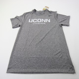 UConn Huskies Nike Dri-Fit Short Sleeve Shirt Women's Gray New with Tags S TOPS-160468