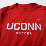 UConn Huskies Nike Dri-Fit Long Sleeve Shirt Women's Red New with Tags XL TOPS-160389