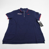 UConn Huskies Nike Dri-Fit Polo Women's Navy New with Tags XL TOPS-161029