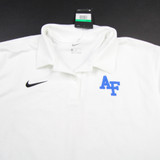Air Force Falcons Nike Polo Women's White New without Tags XL TOPS-161045