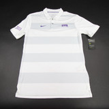 TCU Horned Frogs Nike Dri-Fit Polo Men's White New with Tags S TOPS-161117