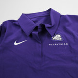 TCU Horned Frogs Nike Dri-Fit Polo Women's Purple New S-TOPS-161141