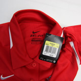 Liberty Flames Nike Dri-Fit Polo Women's Red New with Tags S TOPS-161146