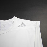 adidas Techfit Compression Top Men's White New without Tags Multiple Sizes TOPS-160213
