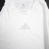 adidas Alphaskin Compression Top Men's White New with Tags 2XL-TOPS-159176