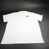 TCU Horned Frogs Nike Golf Dri-Fit Polo Men's White Used 3XL-TOPS-159302