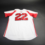 Miami RedHawks adidas Game Jersey - Softball Women's White Used L JRSY-009461