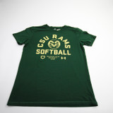 CSU Rams Under Armour Short Sleeve Shirt Men's Green Used S-TOPS-160814