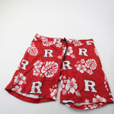 Rutgers Scarlet Knights WSI Sports Swimsuit Men's Red/Floral New-PNTS-033422