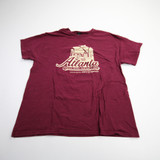 Gildan Heavy Cotton Short Sleeve Shirt Men's Maroon Used L TOPS-161367