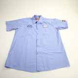 CSU Rams Red Kap Button-Up Men's Blue Used XL TOPS-161379