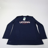 UConn Huskies Nike Dri-Fit Long Sleeve Shirt Women's Navy New with Tags XL TOPS-161525