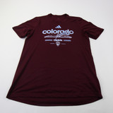 Colorado Rapids adidas Short Sleeve Shirt Men's Wine Used M-TOPS-161431
