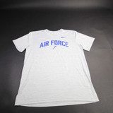 Air Force Falcons Nike Short Sleeve Shirt Men's Light Gray Used M-TOPS-160889