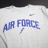 Air Force Falcons Nike Short Sleeve Shirt Men's Light Gray Used M-TOPS-160889