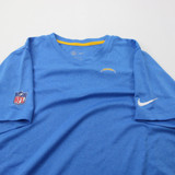 Los Angeles Chargers Nike NFL On Field Dri-Fit Short Sleeve Shirt Women's XXL TOPS-161620