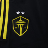 Seattle Sounders FC adidas Aeroready Game Shorts Men's Black/Yellow New S-SHOR-035130