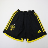 Seattle Sounders FC adidas Aeroready Game Shorts Men's Black/Yellow New-SHOR-035129