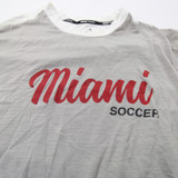 Miami RedHawks adidas Short Sleeve Shirt Women's Gray Used M TOPS-161660