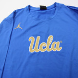 UCLA Bruins Air Jordan Long Sleeve Shirt Men's Blue New 3XL-TOPS-161622