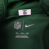 New York Jets Nike NFL On Field Dri-Fit Pullover Men's Green Used 3XL TOPS-161721