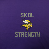 Minnesota Vikings WSI Sports Short Sleeve Shirt Men's Purple Used 2XL-TOPS-161482