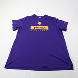Minnesota Vikings Nike NFL On Field Dri-Fit Short Sleeve Shirt Men's Used Purple-TOPS-161490
