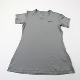 Nike Pro Dri-Fit Compression Top Women's Gray New with Tags L TOPS-161747