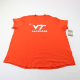 Virginia Tech Hokies Nike Short Sleeve Shirt Men's Orange Used XL-TOPS-161876