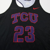 TCU Horned Frogs Nike Sleeveless Shirt Women's Black/Purple Used L-TOPS-161898