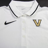Vanderbilt Commodores Nike Dri-Fit Polo Women's White Used XS TOPS-161772