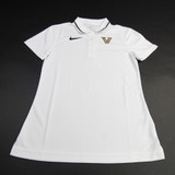 Vanderbilt Commodores Nike Dri-Fit Polo Women's White Used XS TOPS-161772