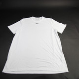 Under Armour HeatGear Short Sleeve Shirt Men's White Used L TOPS-161936