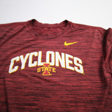 Iowa State Cyclones Nike Nike Tee Short Sleeve Shirt Men's Maroon/Heather Used XL-TOPS-162100