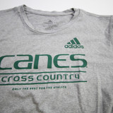 Miami Hurricanes adidas Aeroready Short Sleeve Shirt Men's New without Tags M TOPS-162060