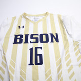 Gallaudat Bison Under Armour Practice Jersey - Soccer Men's Gold Used L JRSY-009602