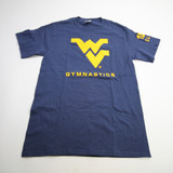West Virginia Mountaineers Port & Company Short Sleeve Shirt Men's Navy New S-TOPS-162067