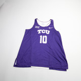 TCU Horned Frogs Nike Sleeveless Shirt Women's White Used Multiple Sizes TOPS-162181