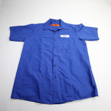 Red Kap Button-Up Men's Blue Used L TOPS-162242