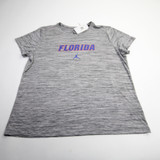 Florida Gators Nike Dri-Fit Short Sleeve Shirt Women's Gray/Heather New 2XL-TOPS-162309