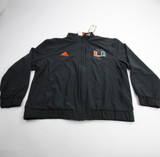 Miami Hurricanes adidas Jacket Women's Black New with Tags XXL TOPS-162306