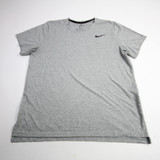 Nike Dri-Fit Short Sleeve Shirt Men's Gray Used XL TOPS-162498