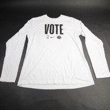 Nike NBA Authentics Dri-Fit Long Sleeve Shirt Men's White Used Multiple Sizes TOPS-162040