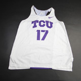 TCU Horned Frogs Nike Sleeveless Shirt Women's White Used Multiple Sizes TOPS-162198