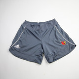 Louisville Cardinals adidas Climacool Athletic Shorts Men's Gray/White Used S-SHOR-035391