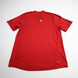 Louisville Cardinals adidas Creator Short Sleeve Shirt Men's Red Used XS TOPS-162554