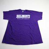 Belmont Bruins Gildan Heavy Cotton Short Sleeve Shirt Men's Purple Used XL-TOPS-162763