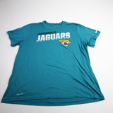 Jacksonville Jaguars Nike NFL On Field Nike Tee Short Sleeve Shirt Men's Used Teal XL-TOPS-162628