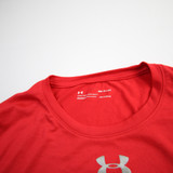 Belmont Bruins Under Armour HeatGear Long Sleeve Shirt Men's Red Used S TOPS-162723